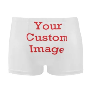 Men Swimwear Pants Summer Sexy Beach Shorts Swim Shorts Trunks New Custom Picture Swimsuit Men’s Swimming Trunks Boxer Briefs