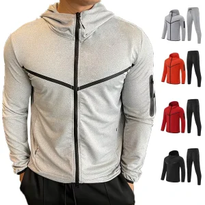 Men Training Tracksuits Active Wear Gym Set Running Suits Men Sportswear