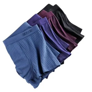 Men Underwear Casual Male Men’s Short Man Underpants Solid Color