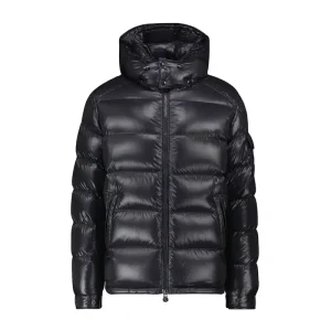 Men Waterproof Satin Short Coat Hooded Jacket Casual Winter Warm Long Sleeve Pocket Zipper