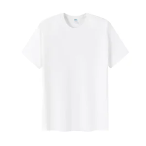 Men’s 100% Cotton White T Shirt Blanks Formal Oversized (Short Length) with Pattern 300 Grams Fabric Weight Customizable Design