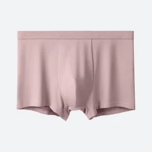 Men’s 100% Organic Cotton Mid-Rise Underwear Breathable Boxers Custom Logo Comfortable Knitted Panties 100% Cotton Briefs Men
