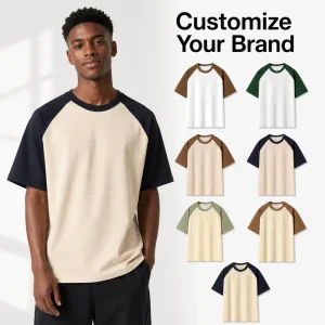 Men’s 280 Gsm Heavyweight T Shirts Custom Logo Printing Premium Casual Bulk Low MOQ Factory Direct Manufacturer