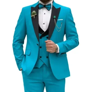 Men’s 3 Piece Wedding Suit Set