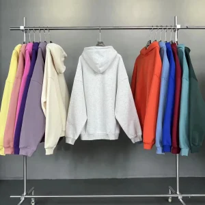 Men’s 420 GSM 100% Cotton Sweatshirts Custom Puff Printing Tracksuits Streetwear Hoodie Custom