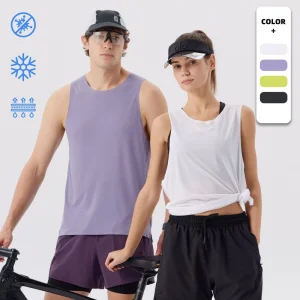 Men’s 75GSM 100%Polyester Plain Blank Fashion Tank Top Sleeveless Round Neck Quick Dry Breathable Gym Activewear