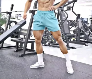 Men’s Active Training Jogging Shorts for Gym Fitness & Sports Workout Sportswear for Running & Exercise