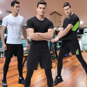 Men’s Active Wear Compression Athleisure Gym Workout Clothing