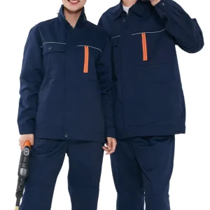 Men’s Anti Static Long Sleeved Workwear Set for Auto Repair Workshop Waterproof Spring Autumn Labor Protection