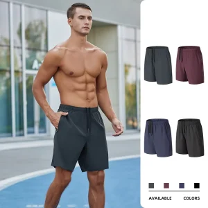 Men’s Athletic Running Shorts Quick Dry Workout Shorts Elastic Waistband Quick Dry Activewear Sports Gym Basketball Shorts
