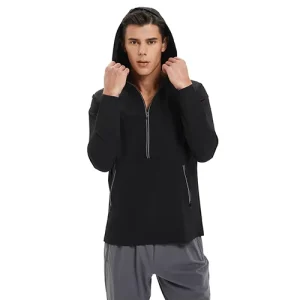 Mens Athletic Top Active Wear Shirt 90 Nylon 10 Spandex Men Running Clothes Gym Lightweight Sports Elastic t Shirts