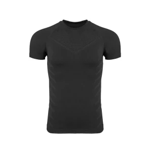 Mens Athletic Top Activewear Shirt Knitted Polyester Spandex Men Running Clothes Gym Lightweight Sports Elastic Regular Fit t