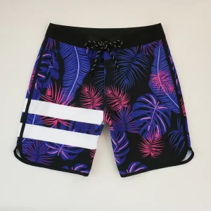 Men’s Beach Shorts Quick Dry Lightweight Comfortable Swimwear with Pockets for Swimming Surfing Vacation