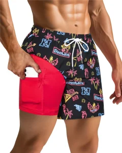 Men’s Beach Shorts with High Durability Custom Swimwear Factory Price OEM ODM Support Supply