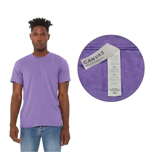 Men’s Bella Canvas Clothing Manufacturers Soft Tshirt Unisex Blank Logo Plain Poly Blend Cotton Polyester Custom t Shirt