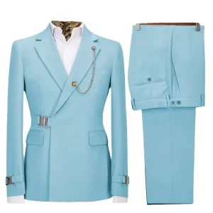 Men’s Blazer Pants Jacket Italian Design Notched Lapel Party Wedding Slim Fit Costume Homme 2 Piece Clothing