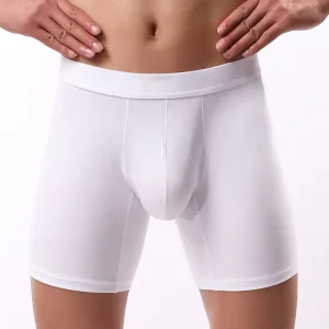 Men’s Boxers OEM Cotton Boxer Shorts Sports Long Boxers