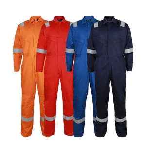 Men’s Breathable Construction Workwear Set Waterproof Safety Overalls Pants & Shirts with Reflectors