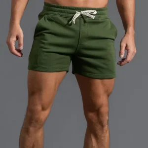 Mens Breathable Fitness Sport Shorts Sportswear Workout Indoor Gym Outdoor Sports Daily Active Clothing