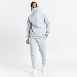 Men’s Breathable Reversible Plus Size Spring French Terry Tracksuits Sport Wear 2 Pcs Jogger Set