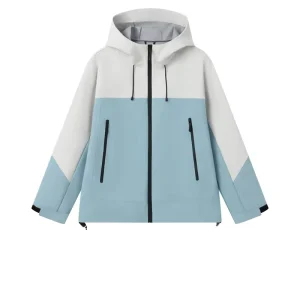 Men’s Breathable Windproof Varsity Jacket Embroidery Zipper Closure Solid Pattern 3XL for Casual Outdoor Winter Hiking Trekking