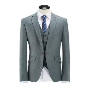 Men’s Business Suits Formal Office Wear Dark Gray Jackets Coats