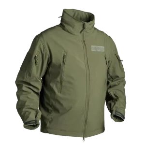 Men’s Camouflage Outdoor Softshell Tactical Jacket Hoody Coat Waterproof Softshell Outdoor Jacket for Hiking Hunting Traveling