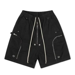 Men’s Cargo Shorts Multi Zipper Detail Elastic Waist Drawstring Eyelet Detail Lightweight Techwear Streetwear Casual Daily