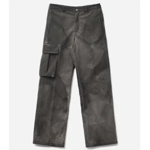 Men’s Cargo Work Pants Wide Leg 100% Nylon Cold Wash Zip Fly Pocket Casual Trousers Custom Logo Streetwear Pants for Daily Wear