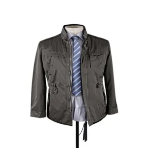 Men’s Casual Army Green Waterproof Plus Size Overcoat