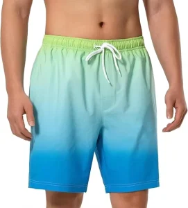 Men’s Casual Comfortable Short Swimwear Custom Printed Beach Street Wear Embroidery Elastic Waist