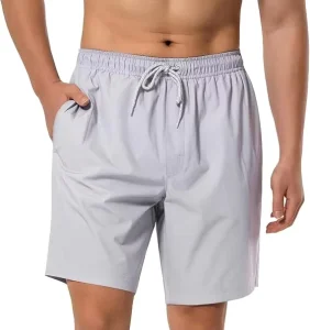 Men’s Casual Comfortable Short Swimwear Custom Printed Beach Wear Embroidery Elastic Waist