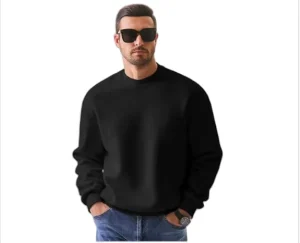 Men’s Casual Cotton Hooded Collar Drawstring Hoodies Pullover Sweatshirts Casual Long Sleeve Shirts for Men Customized Logo