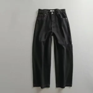 Men’s Casual High Street Spring Autumn Pants Elastic Straight Boys Slim Jeans with Gothic & Hip-Hop Style Decorated Crystals