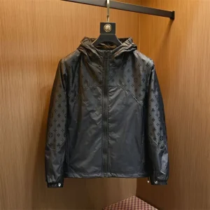 Men’s Casual Hooded Coat Autumn Streetwear Printing Jacket