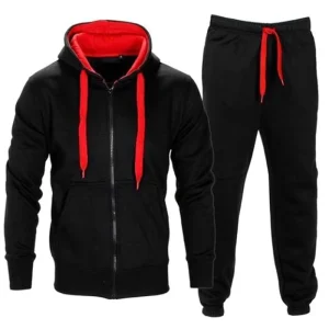 Men’s Casual Hoodie Set Men’s Slim Fit Hip hop European and American Style Hoodie Set