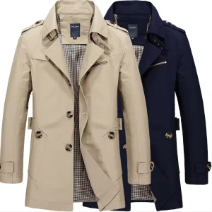 Men’s Casual Jacket Fashion Windproof Warm Jackets Coat for Man Overcoat