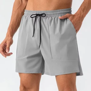 Men’s Casual Mid Waist Quick Dry Breathable Activewear Workout Shorts for Running Gym Sports