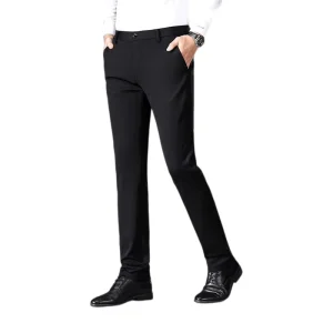 Men’s Casual Pants Men’s Straight leg Stretch and Stretchy Pants Men’s Dress Pants