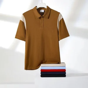 Men’s Casual Polo T Shirt Super Soft Cotton Fabrics Short Sleeve Shirts