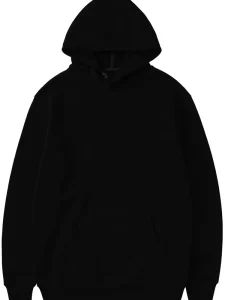Men’s Casual Polyester Cotton Embroidered Autumn Hoodie Regular Sleeve Loose Fit Oversized Pullover Sweatshirt Daily Streetwear