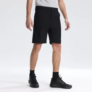 Men’s Casual Solid Color Quick Dry Mid Board Shorts Zipper Fly 100% Polyester Mesh Lining Pocket Front Logo Swimwear