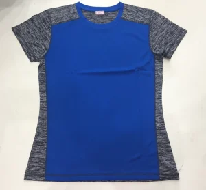 Men’s Casual Solid Dry Fit Short Sleeve T Shirts Breathable Knitted 100% Polyester Athletic Workout Tops for Gym Yoga Running