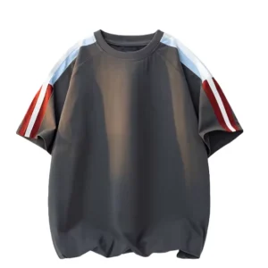 Men’s Casual Sports Half Sleeved T Shirt New Summer Collection with Solid Pattern 180 Grams Knitted Fabric Top Fitness Tops