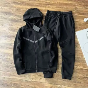 Men’s Casual Sports Multi-color Hoodie Set for Spring and Autumn