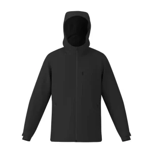 Men’s Casual Sports Winter Jacket Eco-Friendly Crocheted Rabbit Fur Zipper Closure Mandarin Collar Waterproof