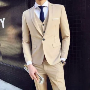 Men’s Casual Suit Groom’s Jacket Men’s Blazer Men’s Two Piece Suit Plus Suit