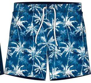 Men’s Casual Swimming Trunks Quick-Drying Breathable Four-Way Stretch Waterproof Mesh Lining Beach Sports Shorts