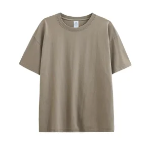 Men’s Casual T shirt Customizable Extra Large Polyester Rayon Woven Blank Eco Friendly Sports Wear Black White Solid