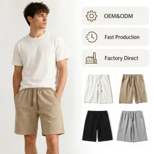 Men’s Casual Terry Running Shorts Custom Logo for Daily & Leisure Time Bulk Supply Factory Direct Manufacturer